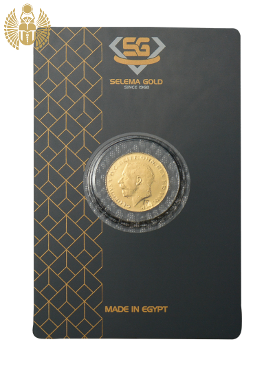Selema Gold Quarter Pound Coin - King George V 2 grams  21 karat