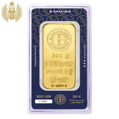 El Galla Gold Bar, 500 Gram, 999.9 Pure