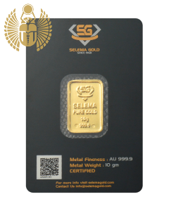 A Detailed 10 Grams Investment Bar - Selema Gold