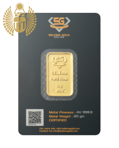 A Detailed 20 Grams Investment Bar - Selema Gold