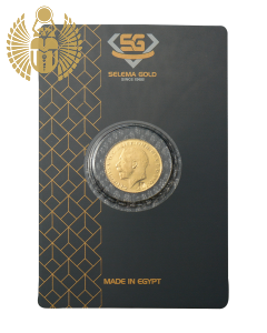 Selema Gold Quarter Pound Coin - King George V 2 grams  21 karat