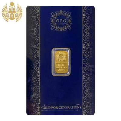 GFG, Gold Bar, 2.5 Gram, 999.9 Pure